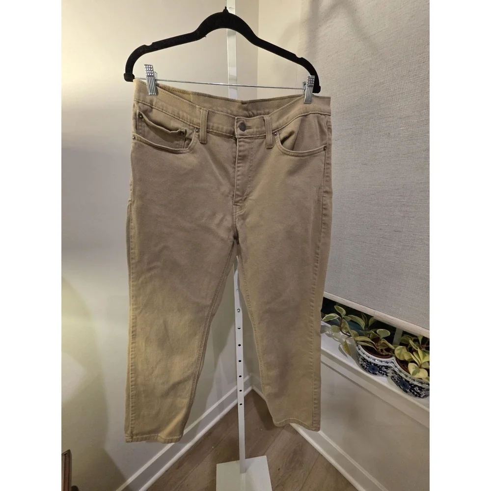 Levi's 541 Men's Jeans 36/30 Camel Brown 5 Pocket Zipper Fly